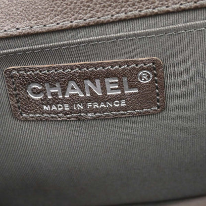 Boy Chanel 2013-2014 Brown Calfskin Medium Chain Shoulder Bag