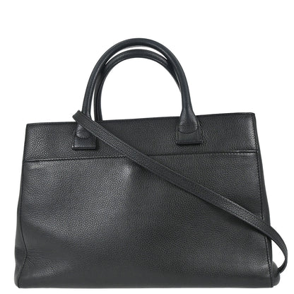 Chanel 2017-2018 Black Calfskin Neo Executive Cerf 2way Shoulder Tote Bag