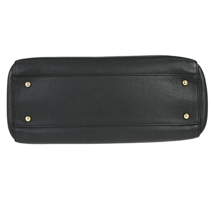 Chanel 2017-2018 Black Calfskin Neo Executive Cerf 2way Shoulder Tote Bag