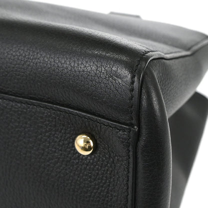 Chanel 2017-2018 Black Calfskin Neo Executive Cerf 2way Shoulder Tote Bag