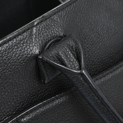 Chanel 2017-2018 Black Calfskin Neo Executive Cerf 2way Shoulder Tote Bag