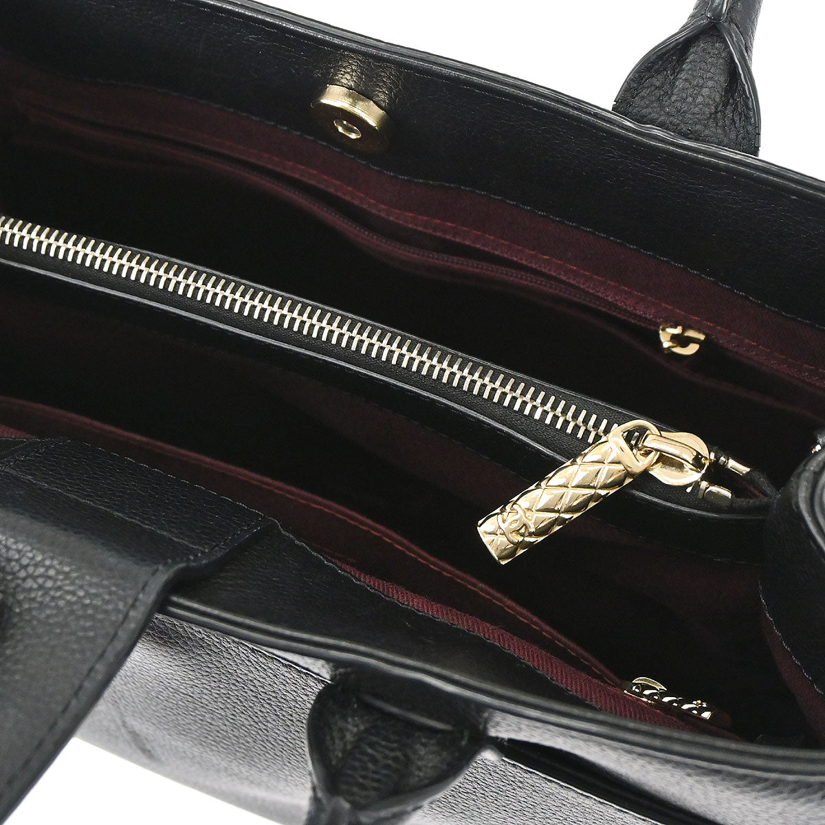 Chanel 2017-2018 Black Calfskin Neo Executive Cerf 2way Shoulder Tote Bag