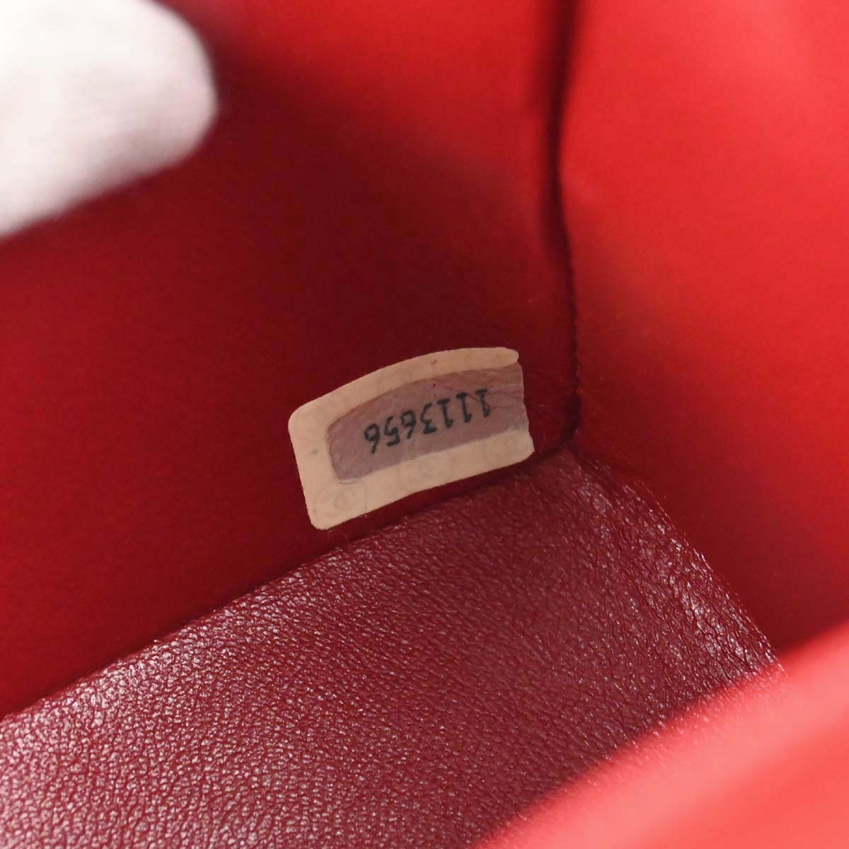 Chanel 1989-1991 Red Lambskin Mini Classic Square Flap Shoulder Bag 17