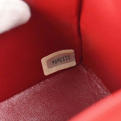 Chanel 1989-1991 Red Lambskin Mini Classic Square Flap Shoulder Bag 17