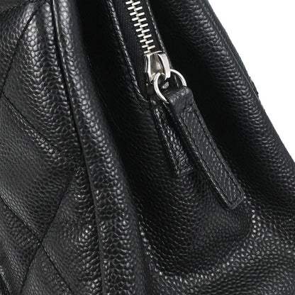 Chanel Black Caviar Skin Timeless CC Chain Tote Bag