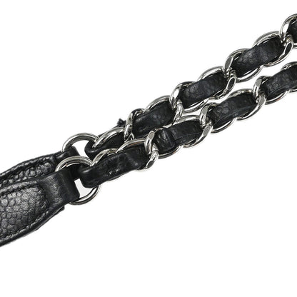Chanel Black Caviar Skin Timeless CC Chain Tote Bag