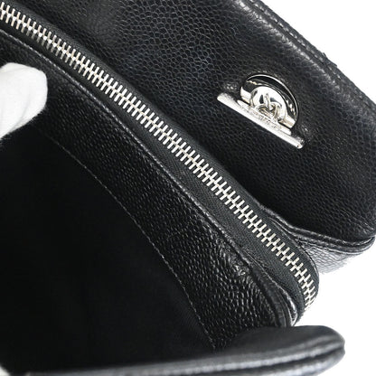 Chanel Black Caviar Skin Timeless CC Chain Tote Bag