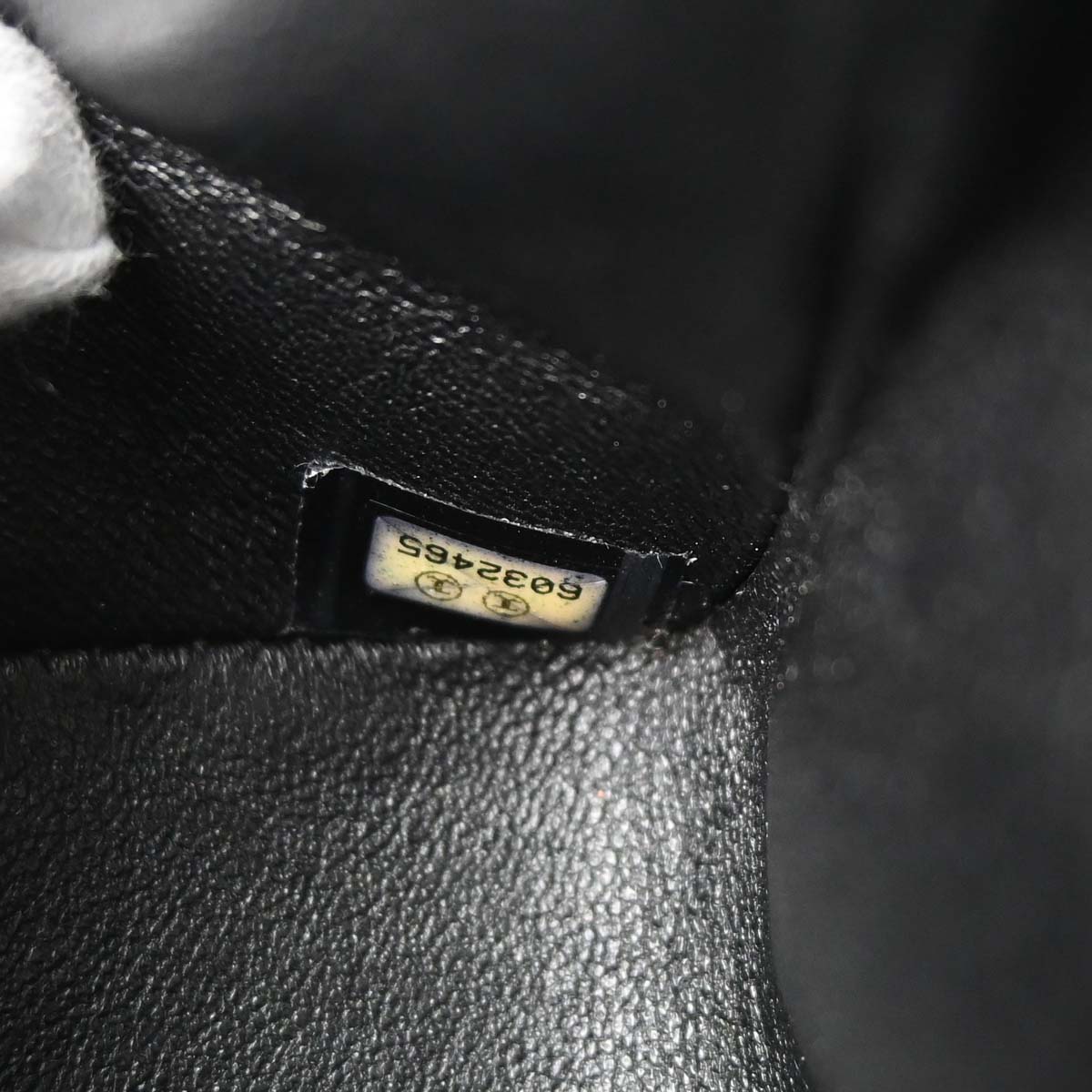 Chanel 2000-2001 Black Caviar Skin Small Classic Double Flap Shoulder Bag