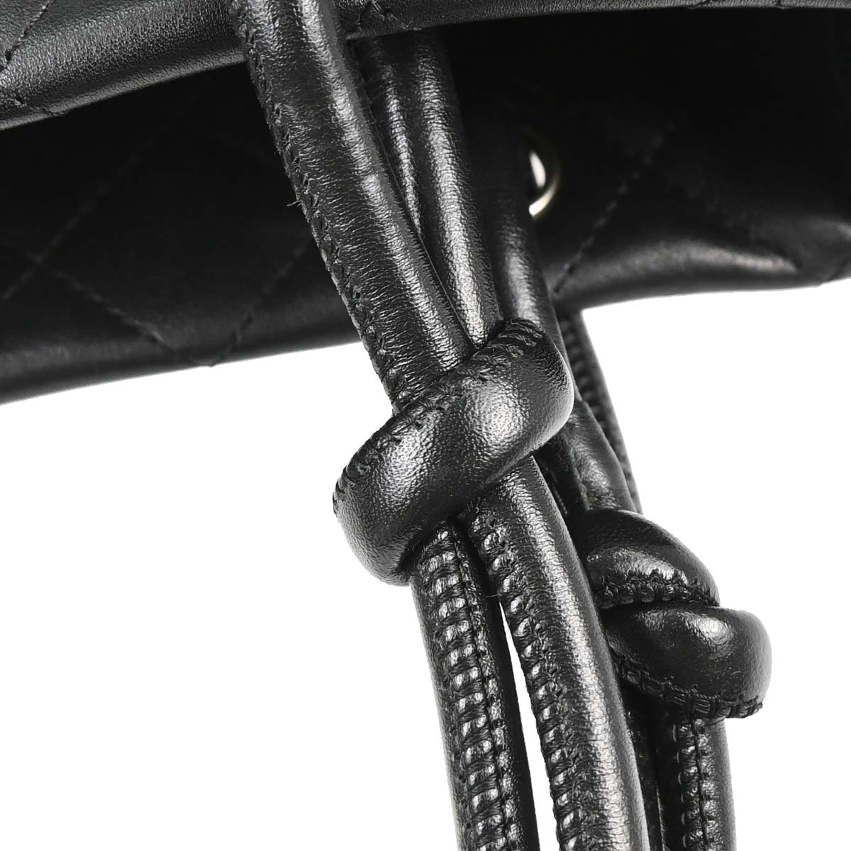 Chanel 2005-2006 Black Calfskin Cambon Ligne Tote Handbag
