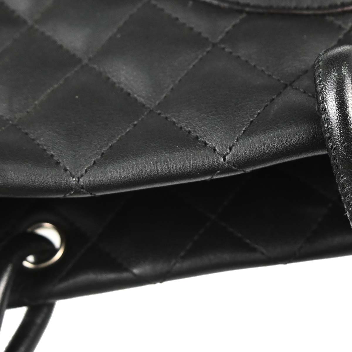 Chanel 2005-2006 Black Calfskin Cambon Ligne Tote Handbag