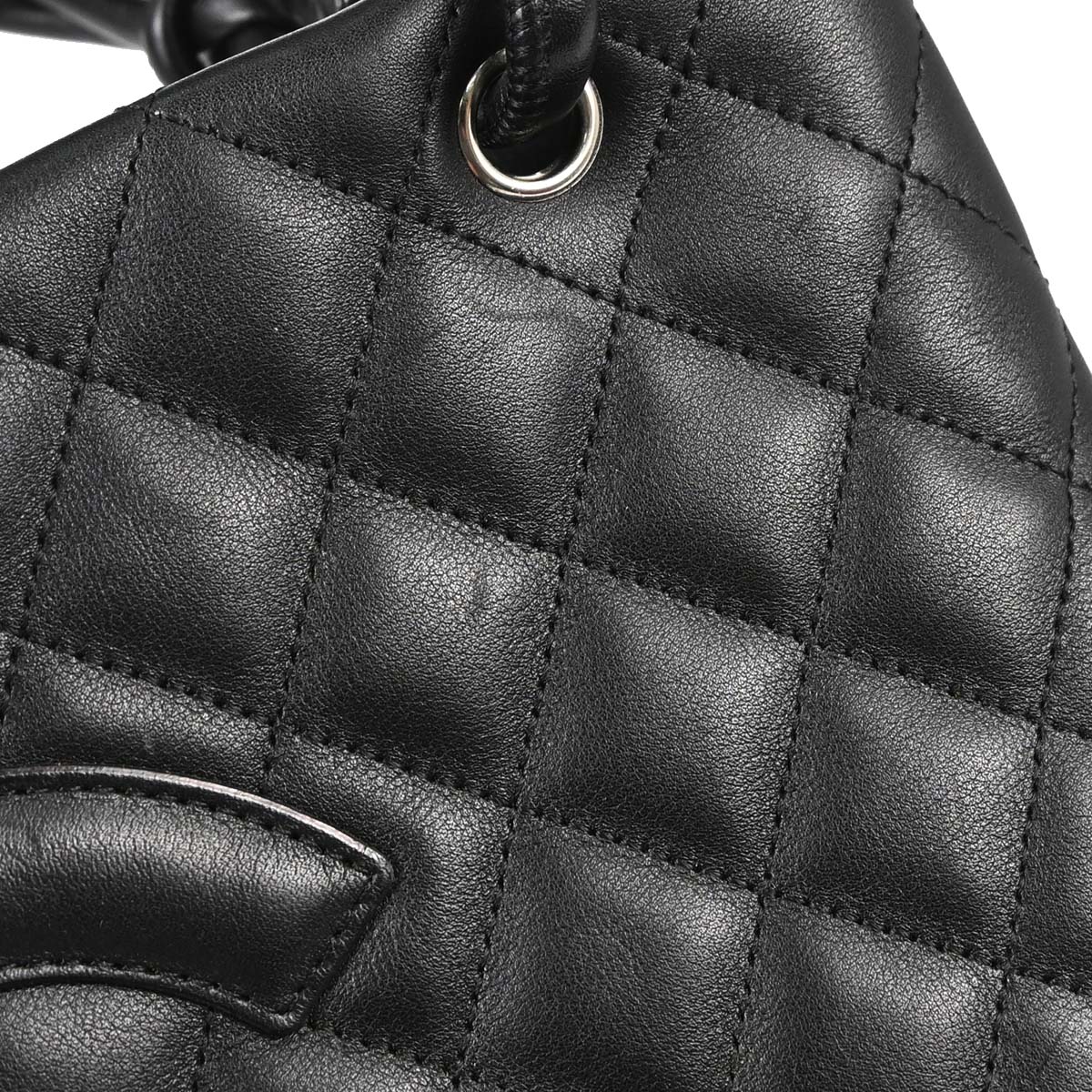 Chanel 2005-2006 Black Calfskin Cambon Ligne Tote Handbag