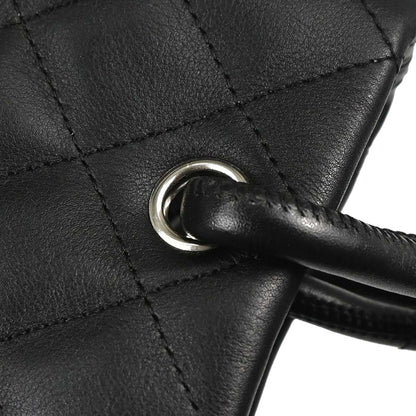 Chanel 2005-2006 Black Calfskin Cambon Ligne Tote Handbag