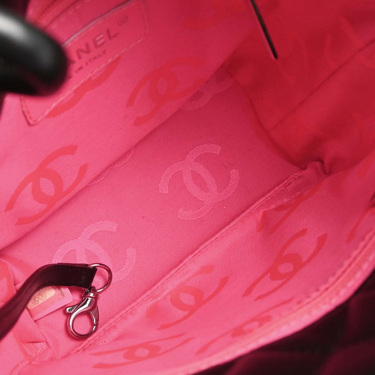 Chanel 2005-2006 Black Calfskin Cambon Ligne Tote Handbag
