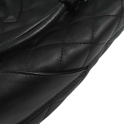 Chanel 2005-2006 Black Calfskin Cambon Ligne Tote Handbag