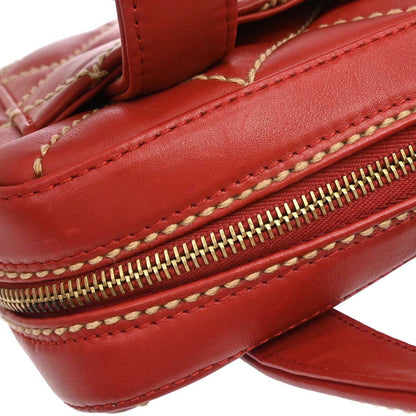 Chanel 2002-2003 Red Calfskin Wild Stitch Handbag