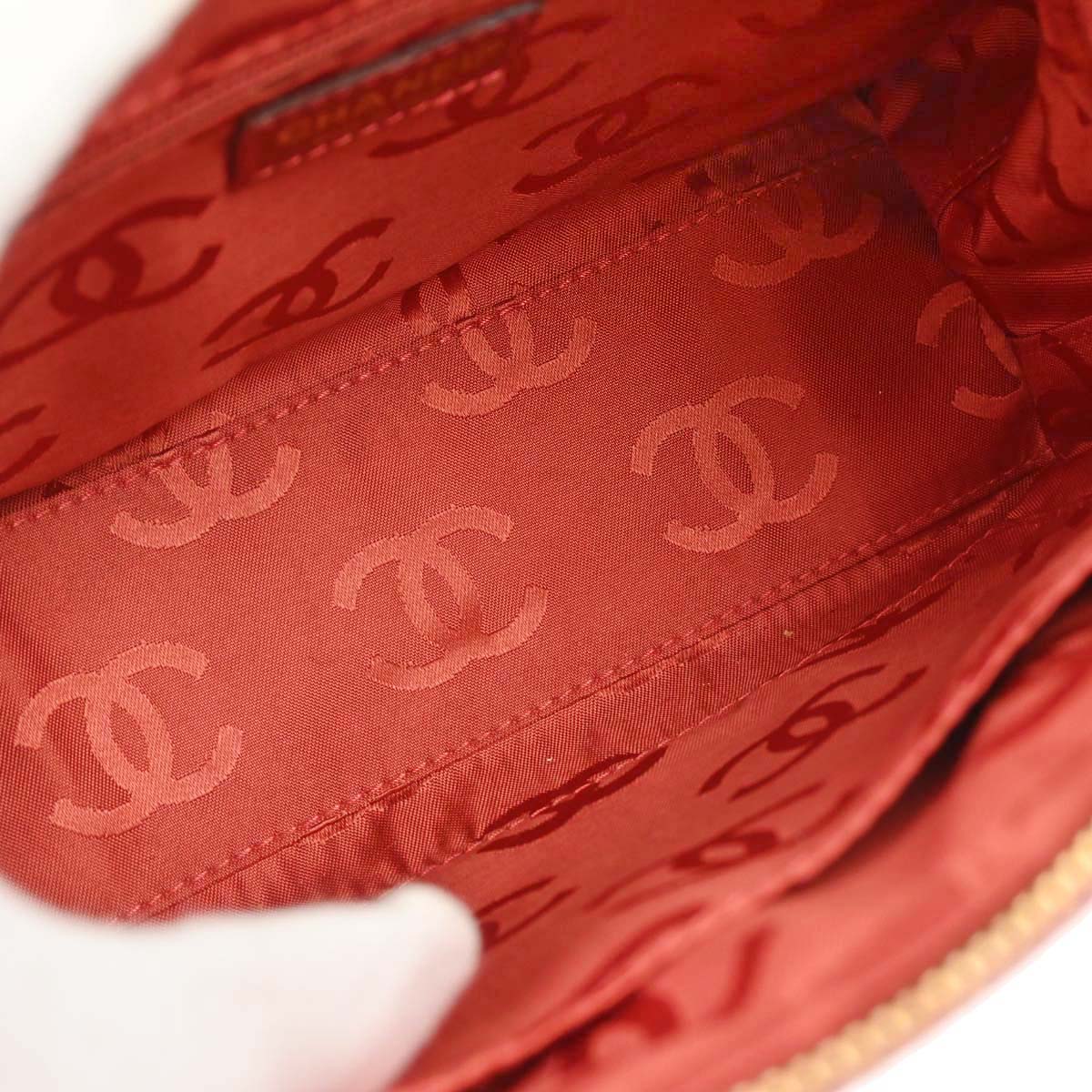 Chanel 2002-2003 Red Calfskin Wild Stitch Handbag