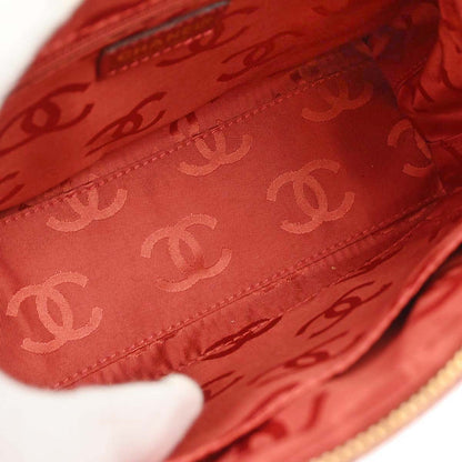 Chanel 2002-2003 Red Calfskin Wild Stitch Handbag