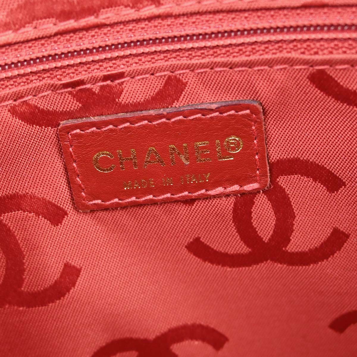 Chanel 2002-2003 Red Calfskin Wild Stitch Handbag