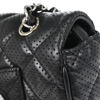Chanel Black Perforated Lambskin Handbag