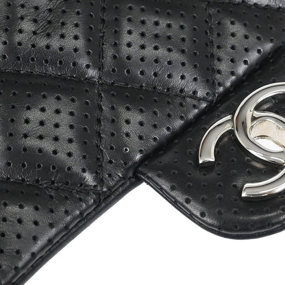 Chanel Black Perforated Lambskin Handbag