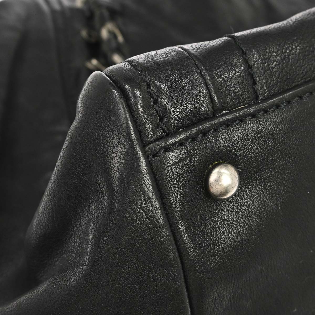 Chanel 2005-2006 Black Calfskin Luxury Line Tote Handbag