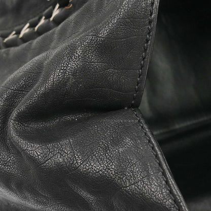 Chanel 2005-2006 Black Calfskin Luxury Line Tote Handbag