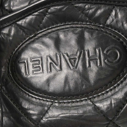 Chanel 2005-2006 Black Calfskin Lady Braid Bowler Bag Handbag