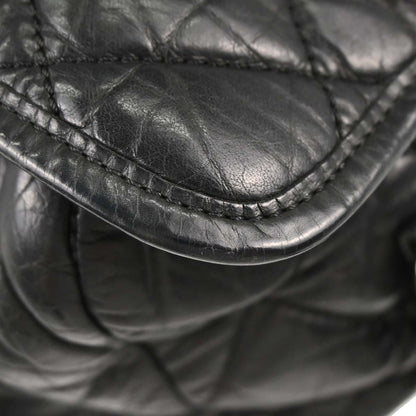 Chanel 2005-2006 Black Calfskin Lady Braid Bowler Bag Handbag