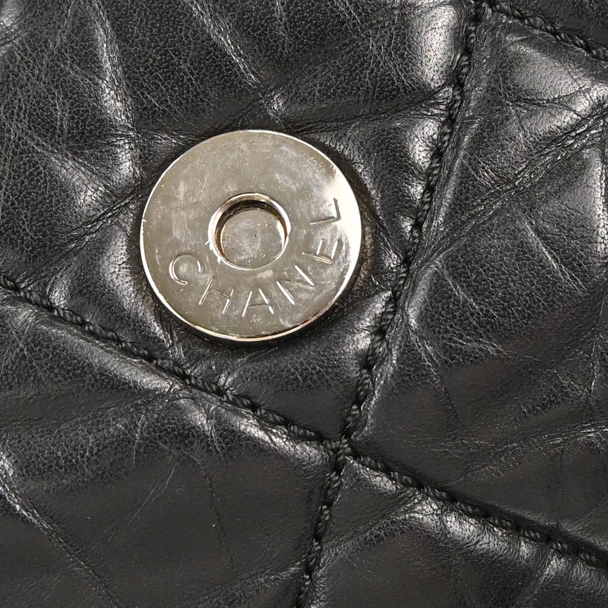 Chanel 2005-2006 Black Calfskin Lady Braid Bowler Bag Handbag
