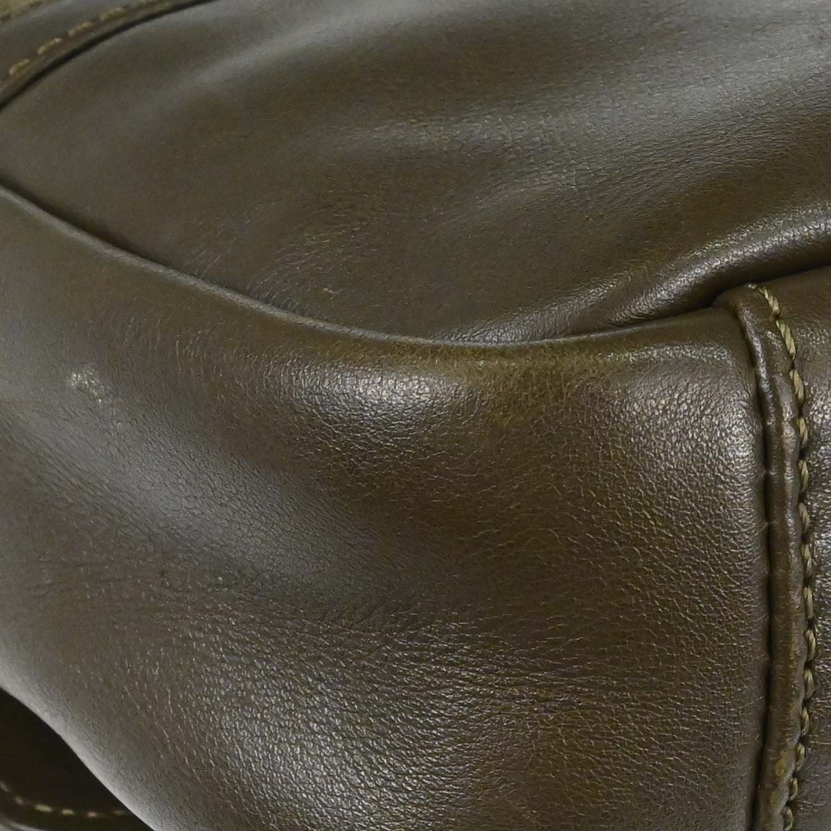 Chanel 2008-2009 Khaki Suede Sport Line Choco Bar Shoulder Bag