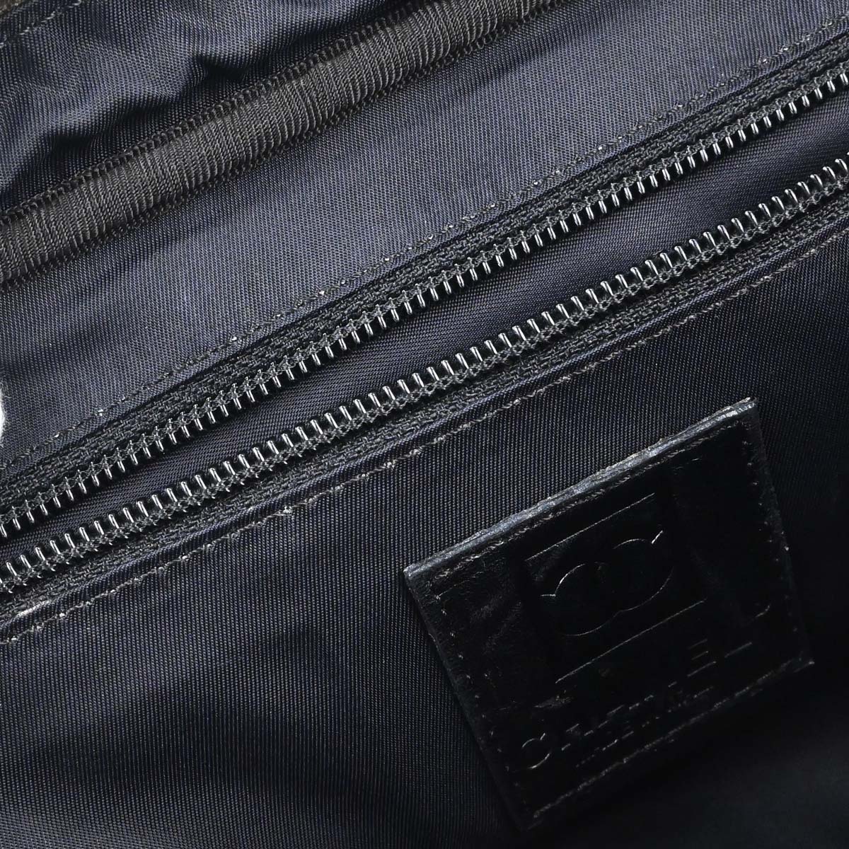 Chanel 2008-2009 Khaki Suede Sport Line Choco Bar Shoulder Bag