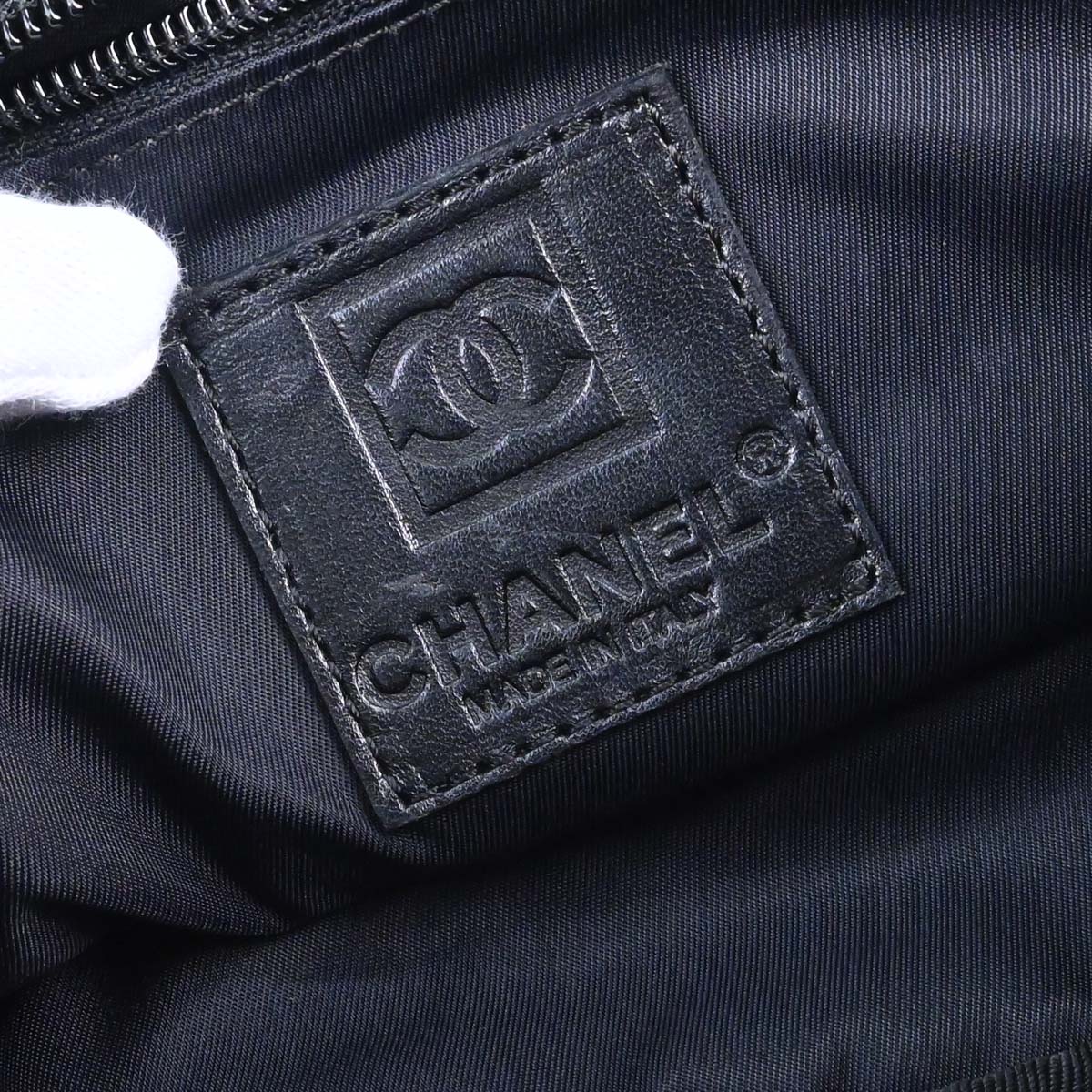 Chanel 2008-2009 Khaki Suede Sport Line Choco Bar Shoulder Bag