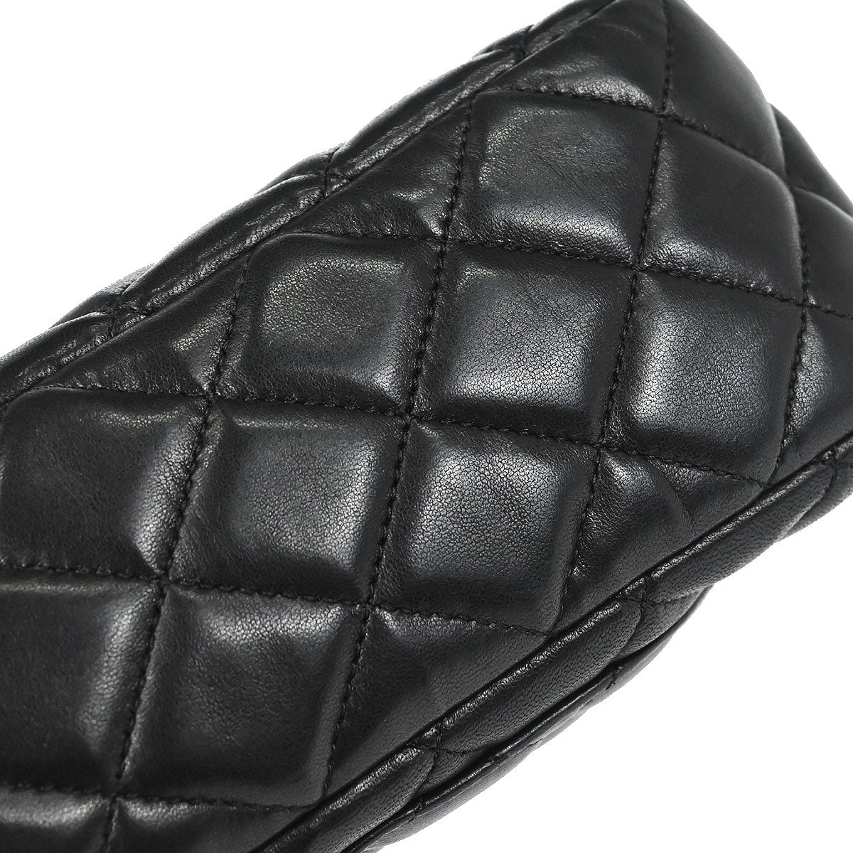 Chanel 2008-2009 Black Lambskin Camera Case Handbag