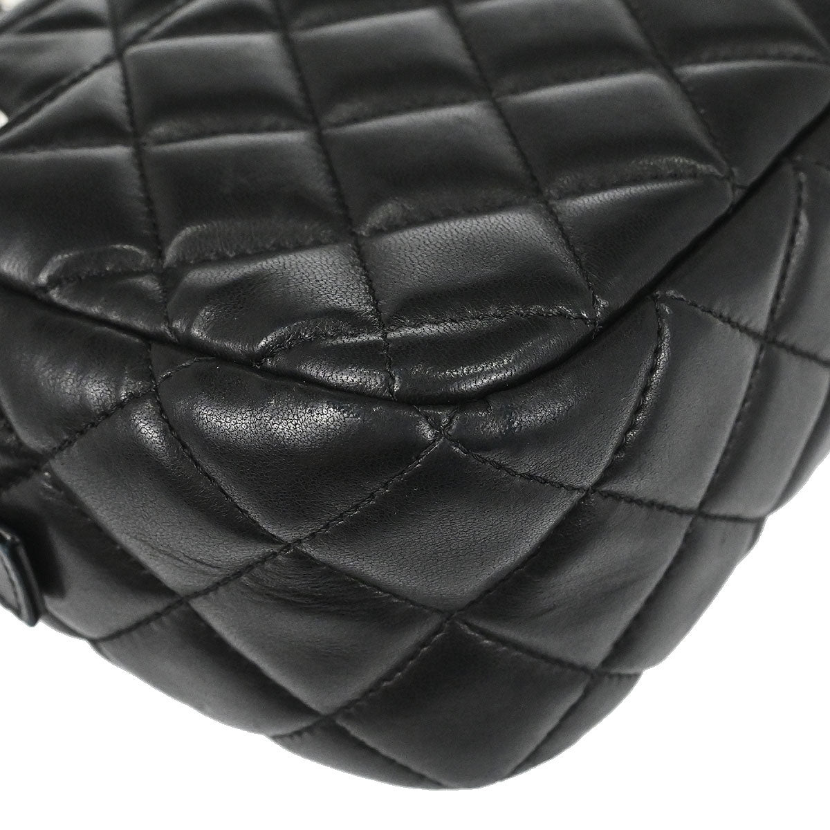 Chanel 2008-2009 Black Lambskin Camera Case Handbag