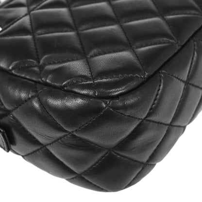 Chanel 2008-2009 Black Lambskin Camera Case Handbag