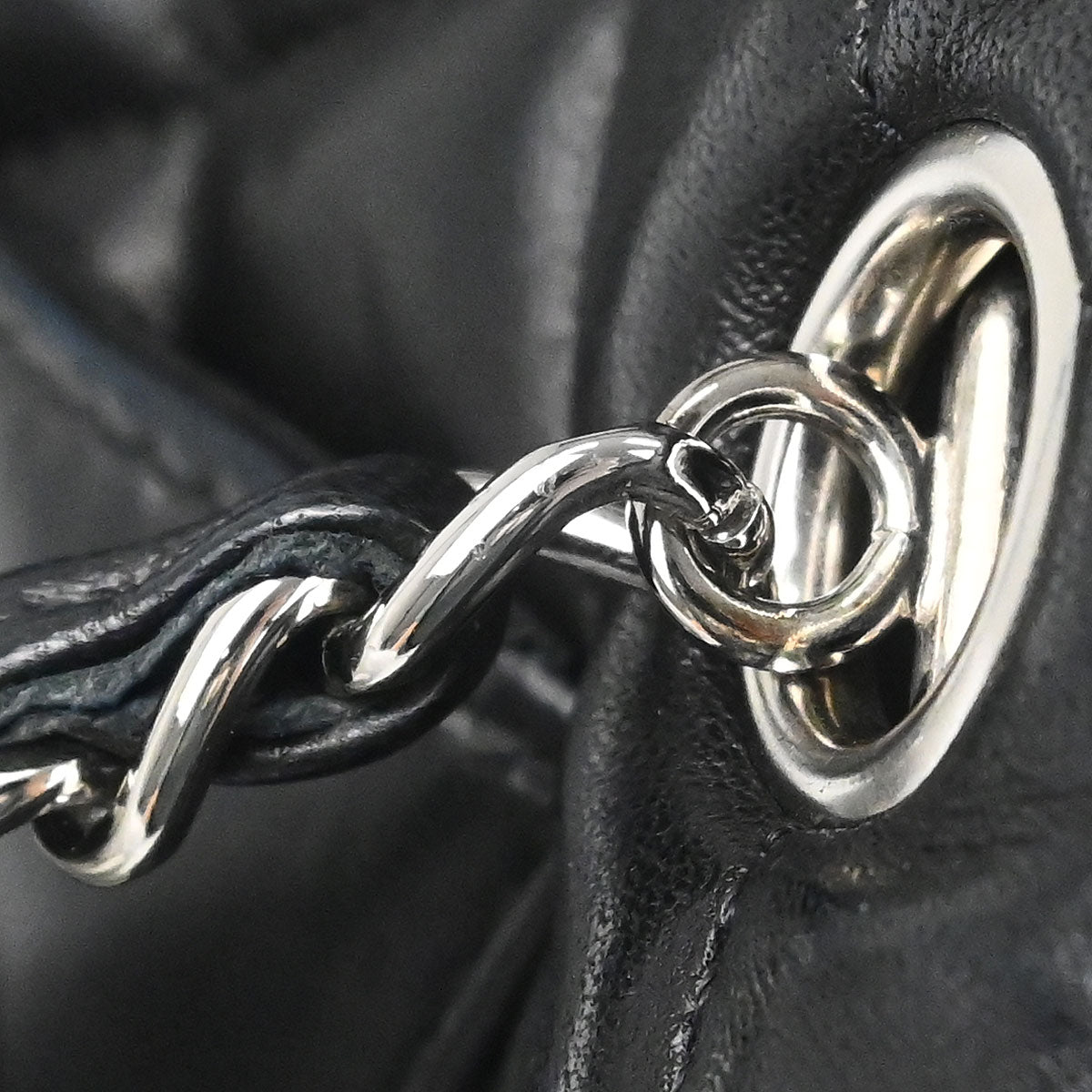 Chanel 2008-2009 Black Lambskin Camera Case Handbag