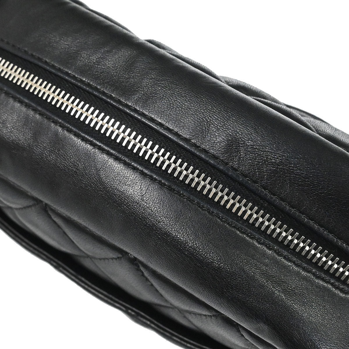 Chanel 2008-2009 Black Lambskin Camera Case Handbag