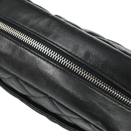 Chanel 2008-2009 Black Lambskin Camera Case Handbag