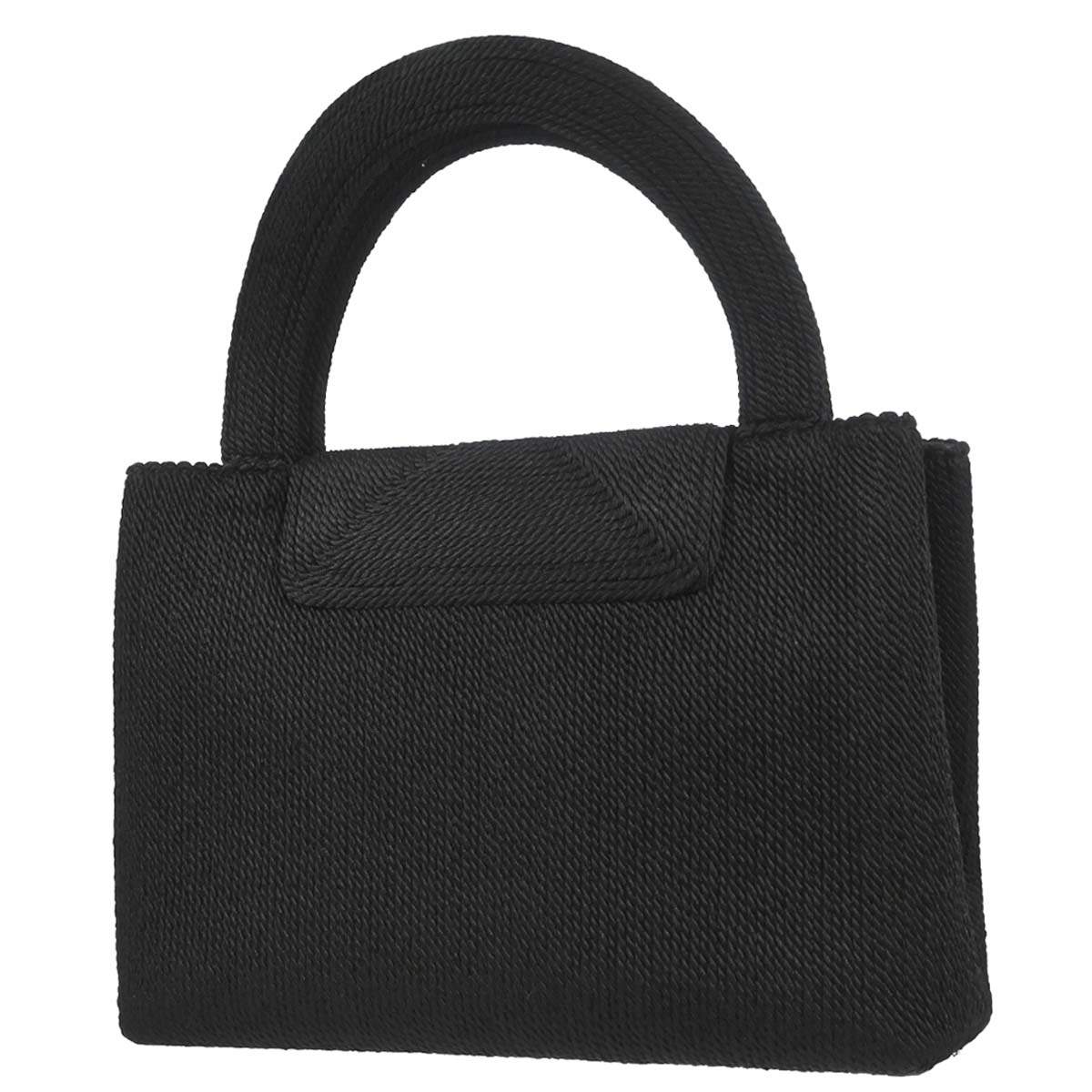 Chanel 1997-1999 Black Silk Rope Handbag