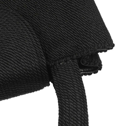 Chanel 1997-1999 Black Silk Rope Handbag