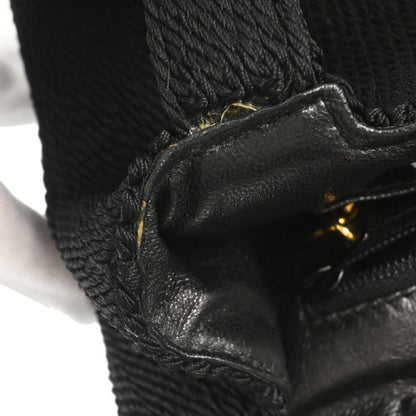 Chanel 1997-1999 Black Silk Rope Handbag