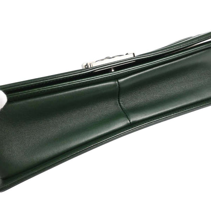 Boy Chanel 2014-2015 Green Lambskin Medium Shoulder Bag