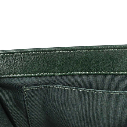Boy Chanel 2014-2015 Green Lambskin Medium Shoulder Bag