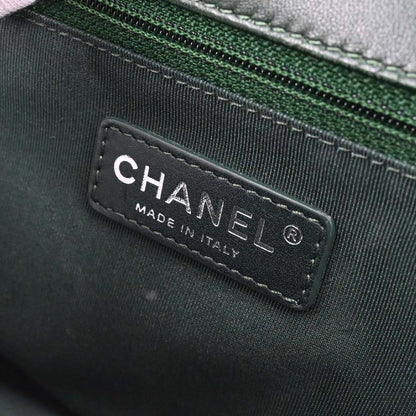 Boy Chanel 2014-2015 Green Lambskin Medium Shoulder Bag