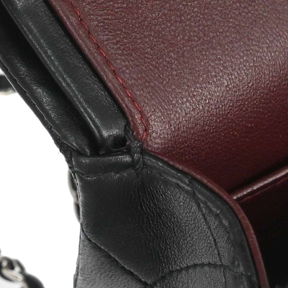 Chanel 1997-1999 Black Lambskin Small Classic Double Flap Shoulder Bag