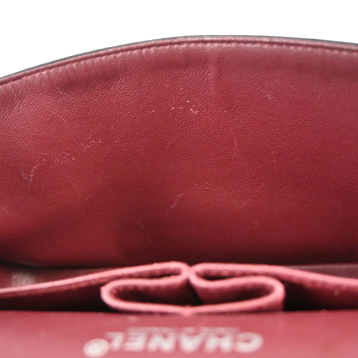 Chanel 2000-2002 Black Lambskin Medium Classic Double Flap Shoulder Bag