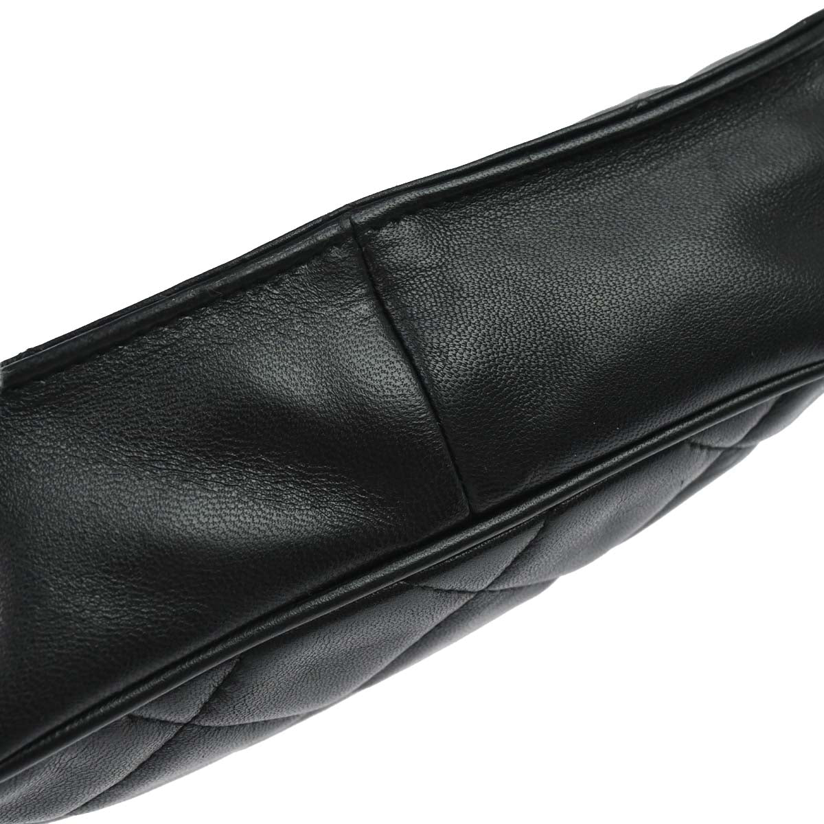 Chanel 1994-1996 Black Lambskin Shoulder Bag