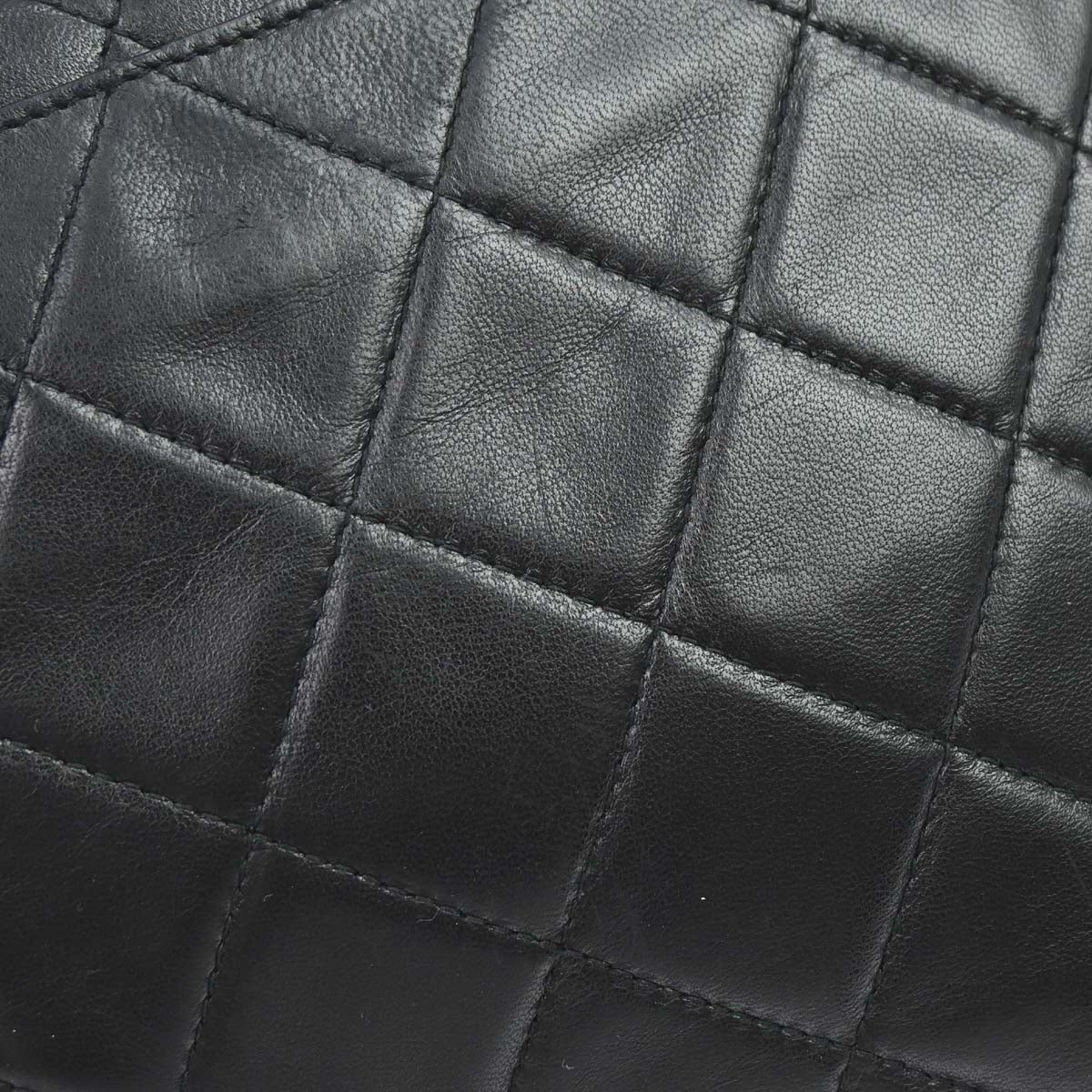 Chanel 1994-1996 Black Lambskin Shoulder Bag