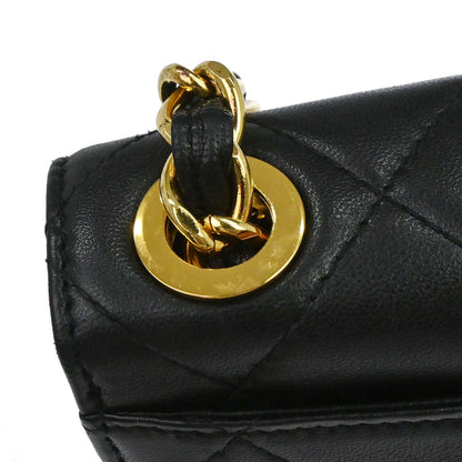 Chanel 1994-1996 Black Lambskin Shoulder Bag