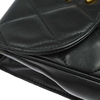 Chanel 1994-1996 Black Lambskin Shoulder Bag